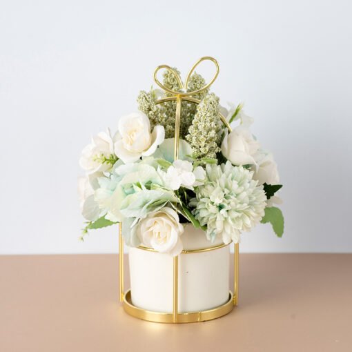 Elegant Faux Flower Arrangement –  Artificial Bouquet