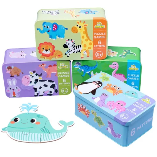Animal Puzzles for Toddlers - Educational Learning Toy